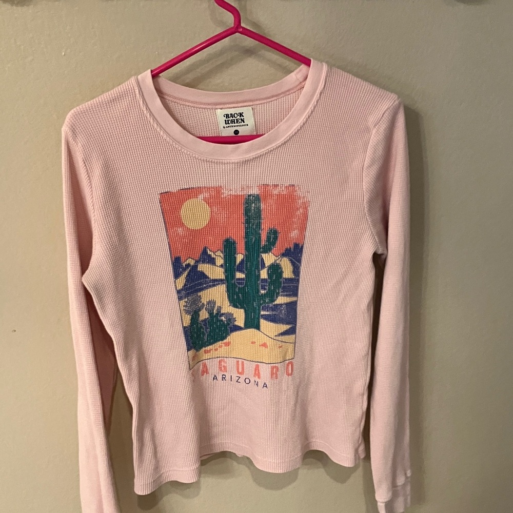 Back When by Anthropologie Cactus Long Sleeve Shirt